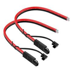 iGreely 2Pack SAE Extension Cable SAE Quick Connector Disconnect Plug for RV Trolling Motor Solar Panel