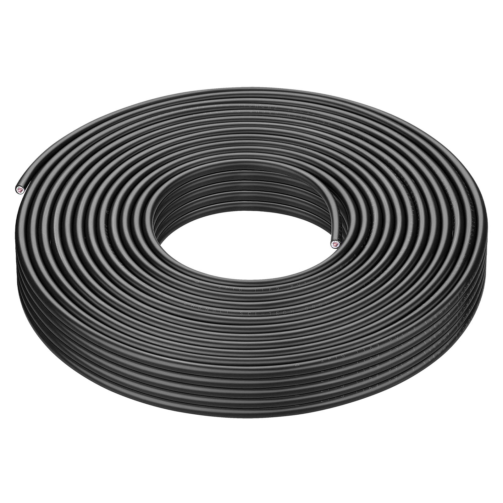 iGreely Solar Panel Wire Black & Red 10AWG(6mm?) Tinned Copper PV Wire UV Resistant Cable for Solar Panel MPPT Controller Boat Marine Automotive RV Outdoor