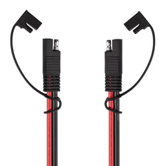iGreely SAE Extension Cable - 12AWG Automotive Extension Cable with SAE Quick Disconnect Wire Harness for Solar Panel Battery Cars & Tractors (3.3Ft)