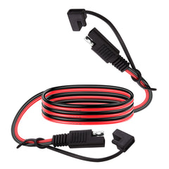 iGreely SAE Extension Cable 16 Gauge 30Ft 9M SAE to SAE Extension Cable Quick Disconnect Wire Harness 16AWG SAE Connector SAE Plug for Automotive RV Motorcycle Solar Panel Cars Tractor 9M