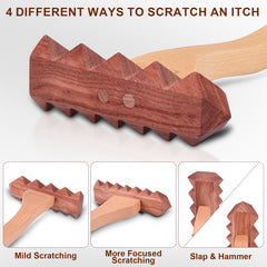 iGreely Back Scratcher for Men and Women, 15.7'' Oversized Body Scratcher with Curved Handle | Perfect for Back, Head, Body | Back Massager | Great Present Idea