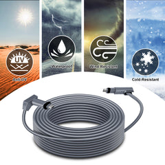 iGreely Starlink Gen 2 Cable, Starlink Cable Gen 2 Compatible with Starlink Actuated Gen 2,Waterproof Starlink Replacement Cable for Starlink Rectangular Satellite V2 24 AWG