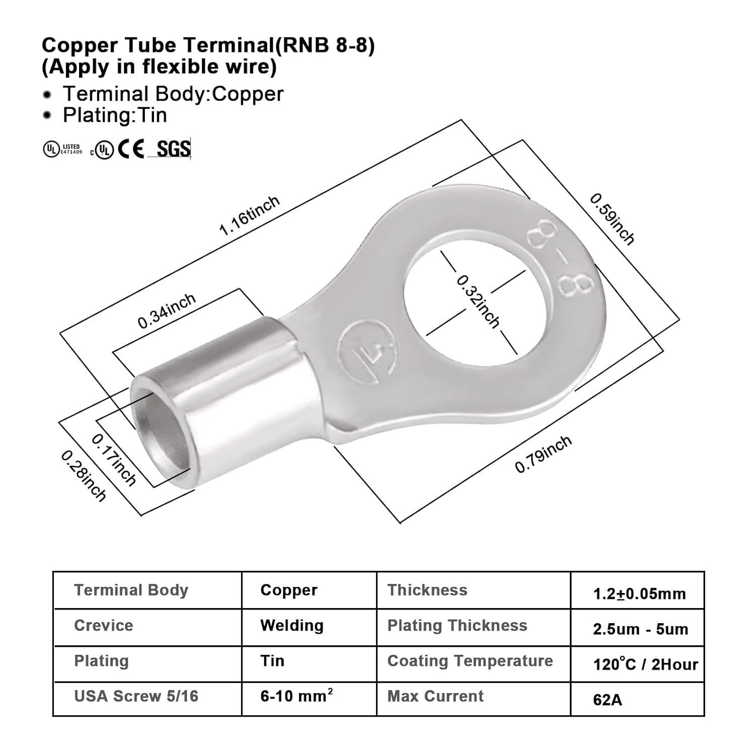 iGreely 10 Gauge Wire Tinned Copper Tray Cable - Connect Charge Controller and Battery for Solar Panel MPPT RV Automotive Marine Boat 10AWG