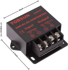 12v to 5v Converter - iGreely DC 12V 24V to 5V 10A Step Down Converter Adapter DC Voltage Reducer Regulator Power Supplies Transformer Module (5V 10A 50W)