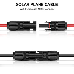 iGreely 10 Gauge Wire Solar to O Ring Cable Solar Panel Adapter Kit Cable Connetor for RV Solar Charge Controller Solar Generator Inverter Battery Pack Charger 10AWG